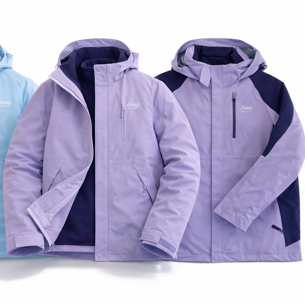 3-in-1 Waterproof Windbreaker Jacket Fleece Liner Women’s S NWT Outdoor Set
